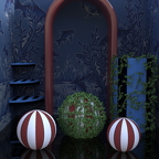 Little Corner red and blu