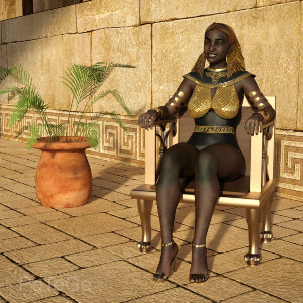 Ancient Egyptian Chair - Image 2