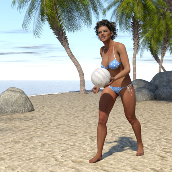 Beach Sport Poses Genesis 2 Female (FREE) - Image 2