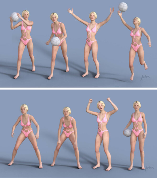 Beach Sport Poses Genesis 2 Female (FREE) - Image 3