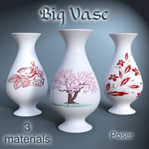 Big Vase for Poser (FREE)