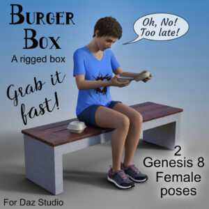 Burger Box for Daz Studio (FREE)
