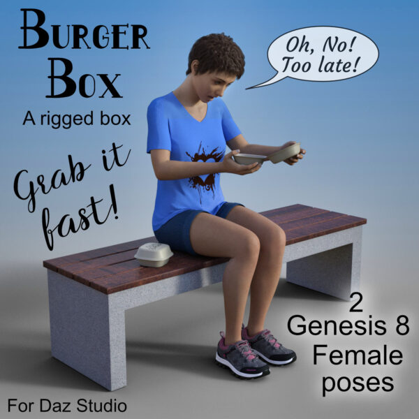 Burger Box for Daz Studio (FREE)
