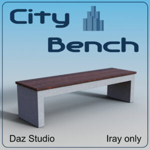City Bench Daz Studio (FREE)