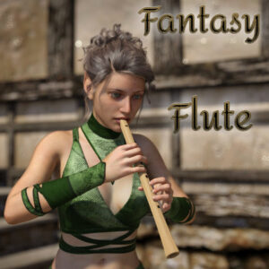 Fantasy Flute and Poses for Genesis 8/8.1 Female