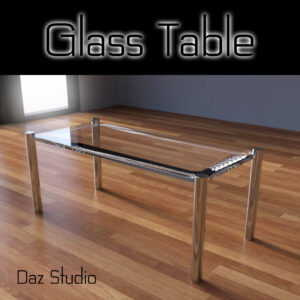 Glass Table for Daz Studio (FREE)