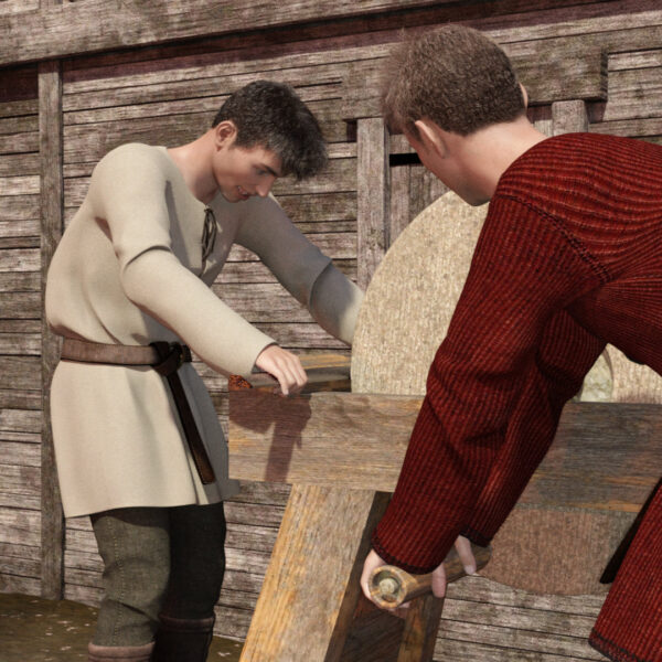 Grindstone with Poses for Genesis 8 Male - Image 2