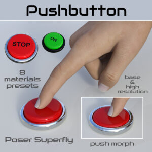 Pushbutton for Poser