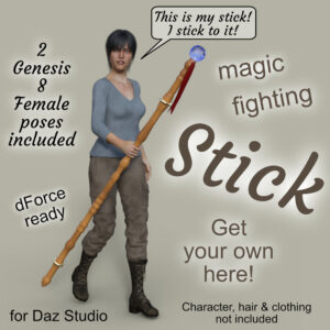 Stick for Daz Studio (FREE)