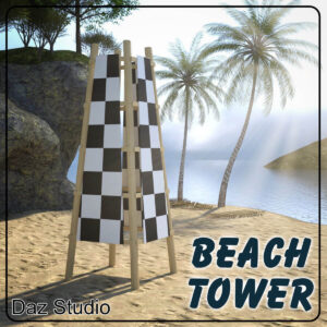 Beach Tower for DAZ Studio (FREE)