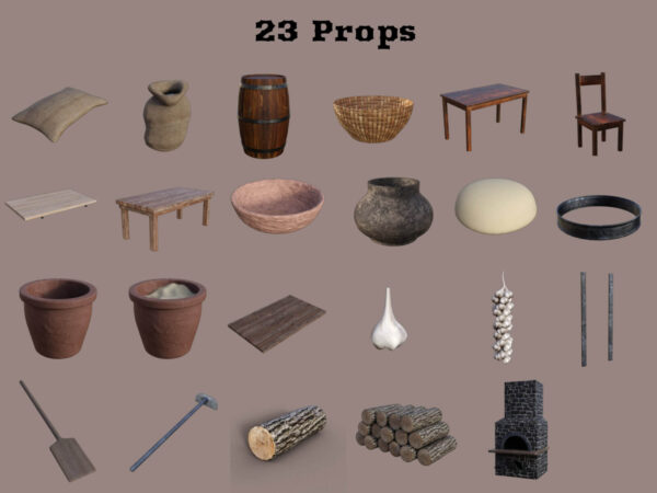 Old Bakery Interior for Daz Studio - Image 2