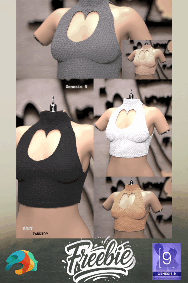 Knit Tanktop for Genesis 9